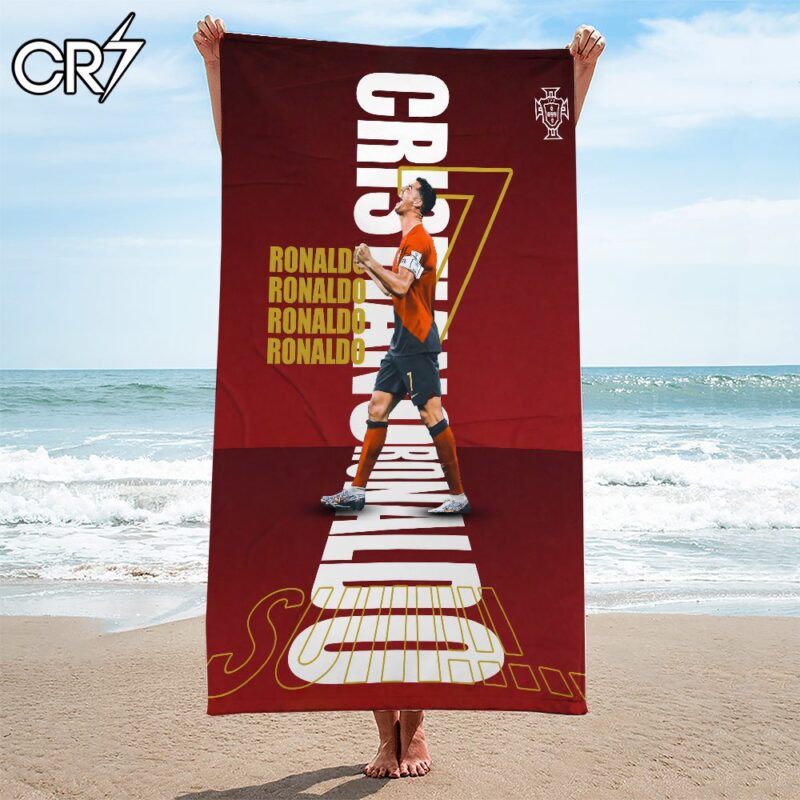 Cristiano Ronaldo x Portugal National Football Team Rectangle Beach Towel WBT1039