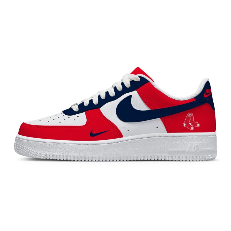 Custom Air Force 1 Low x MLB Boston Red Sox AF1 Limited Sneakers For Fan TCB1028