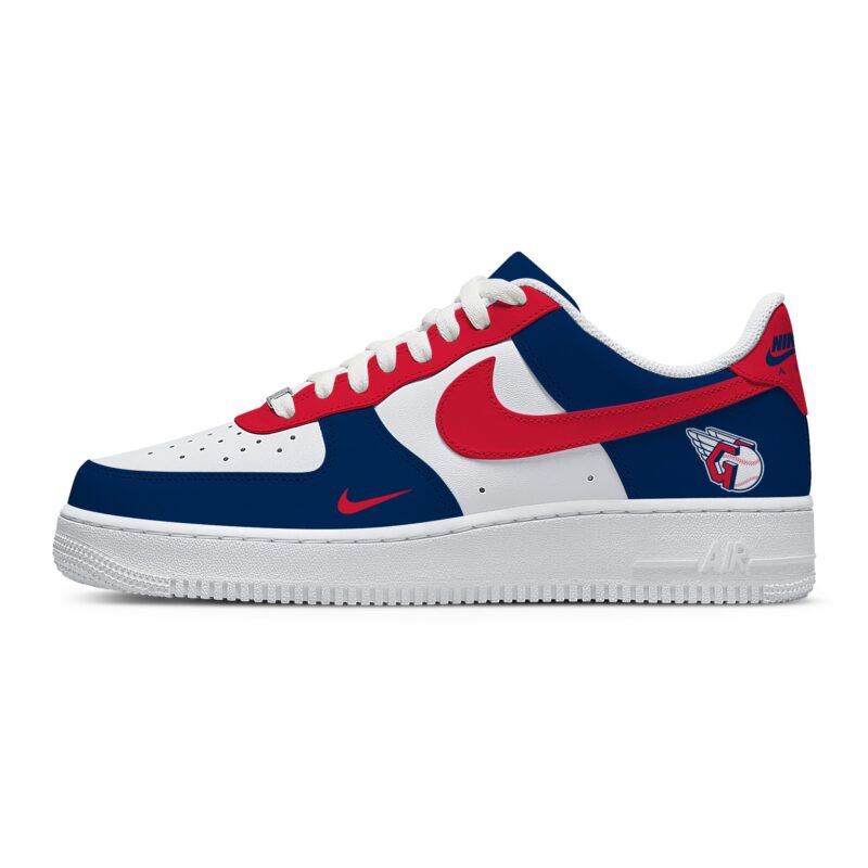 Custom Air Force 1 Low x MLB Cleveland Guardians AF1 Limited Sneakers For Fan TCB1115