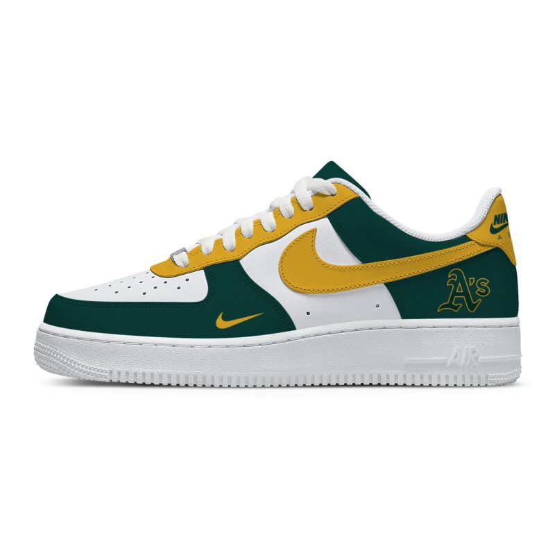 Custom Air Force 1 Low x MLB Oakland Athletics AF1 Limited Sneakers For Fan TCB1084