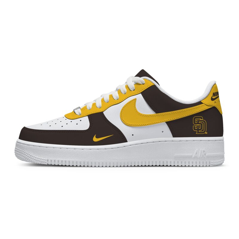 Custom Air Force 1 Low x MLB San Diego Padres AF1 Limited Sneakers For Fan TCB1001