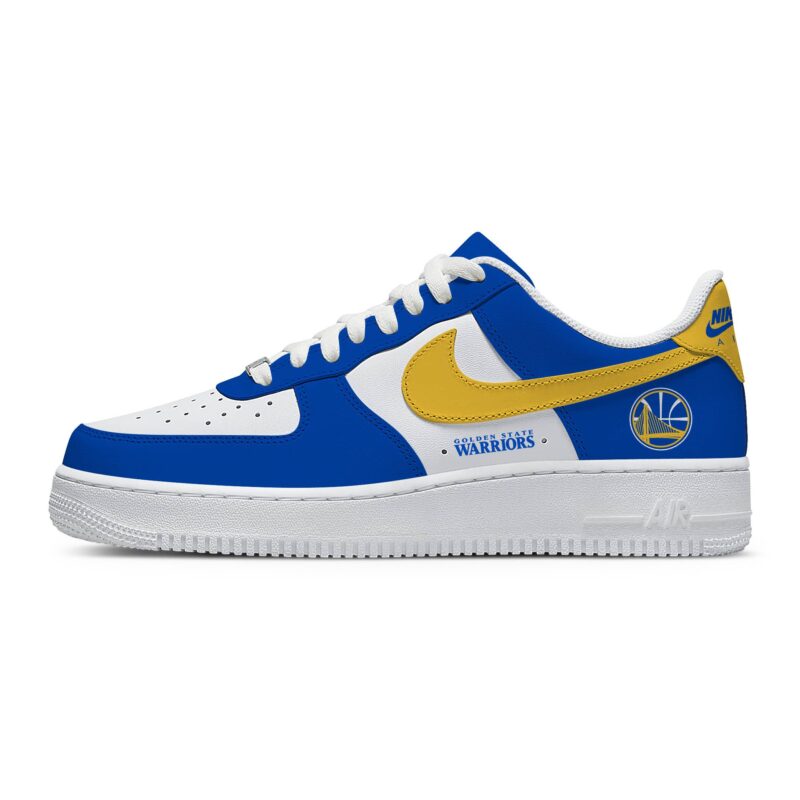 Custom Air Force 1 Low x NBA Golden State Warriors AF1 Limited Sneakers For Fan TCB1039