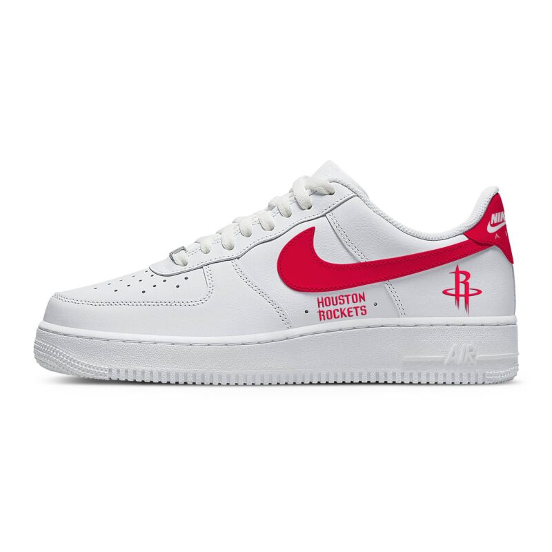 Custom Air Force 1 Low x NBA Houston Rockets AF1 Limited Sneakers For Fan TCB1098