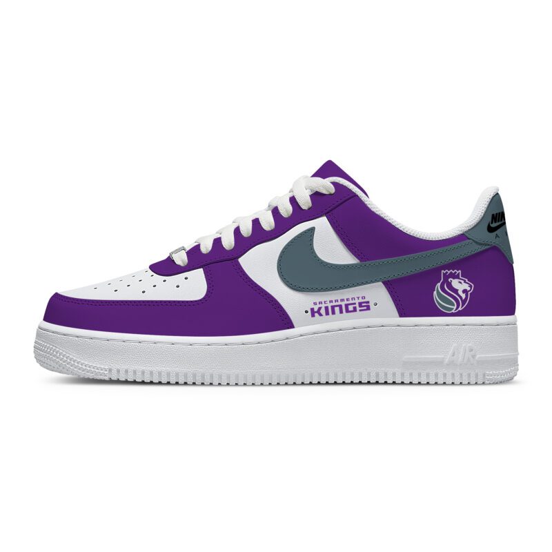 Custom Air Force 1 Low x NBA Sacramento Kings AF1 Limited Sneakers For Fan TCB1090