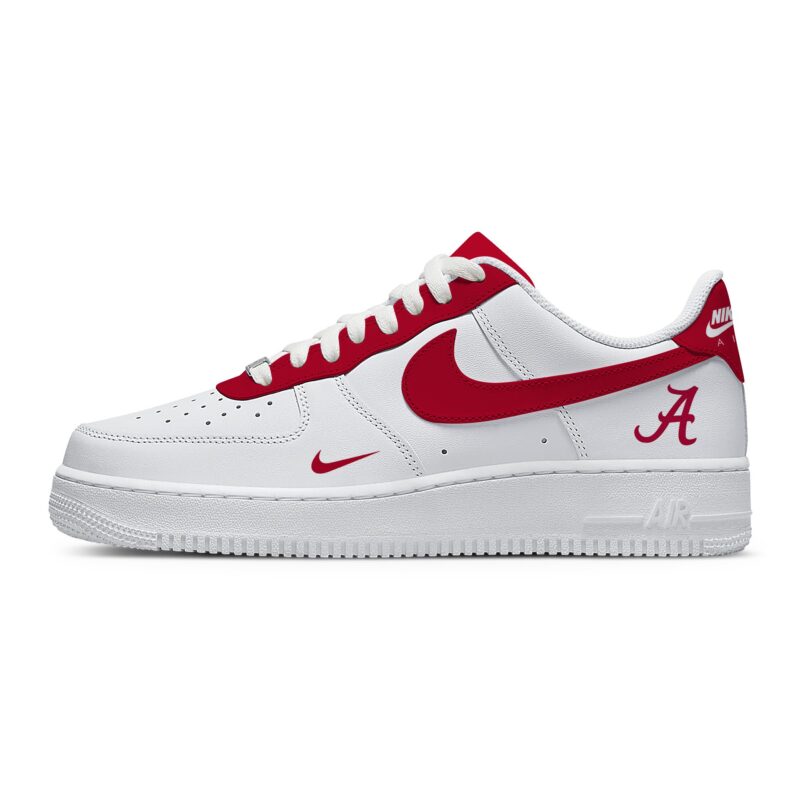 Custom Air Force 1 Low x NCAA Alabama Crimson Tide AF1 Limited Sneakers For Fan TCB1015