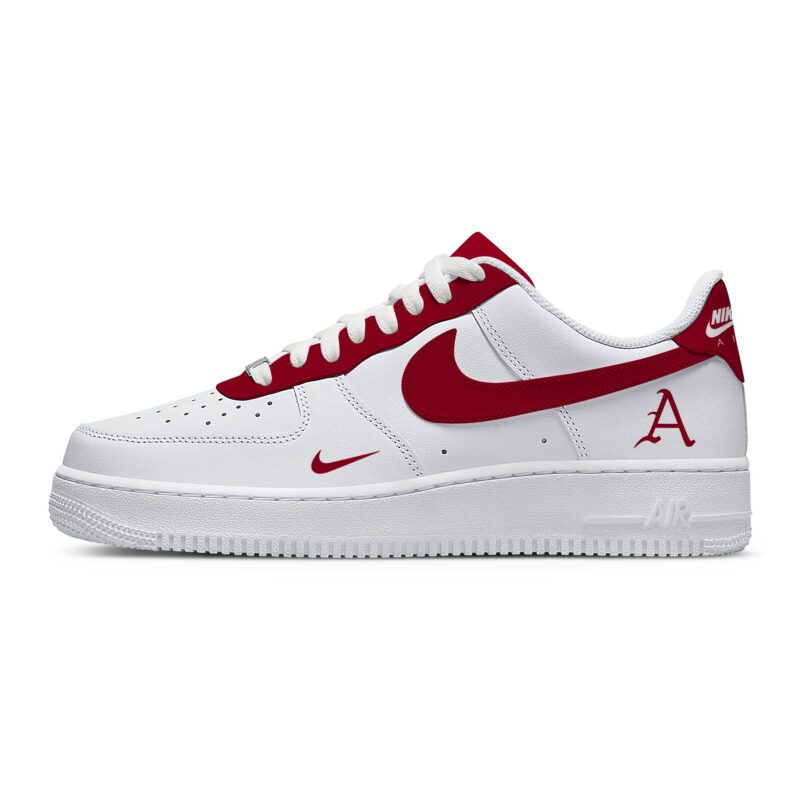 Custom Air Force 1 Low x NCAA Arkansas Razorbacks AF1 Limited Sneakers For Fan TCB1024