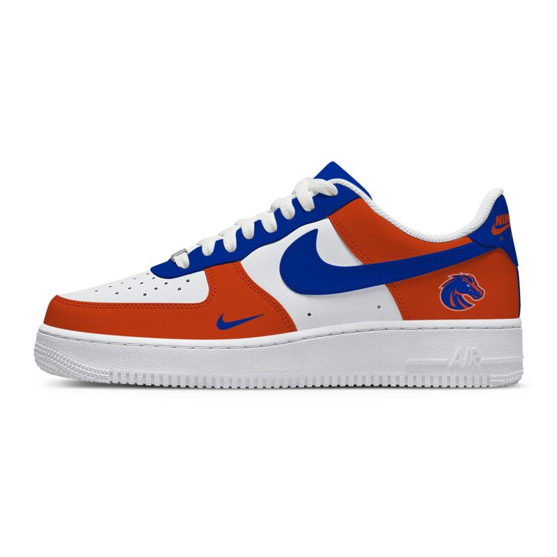 Custom Air Force 1 Low x NCAA Boise State Broncos AF1 Limited Sneakers For Fan TCB1109