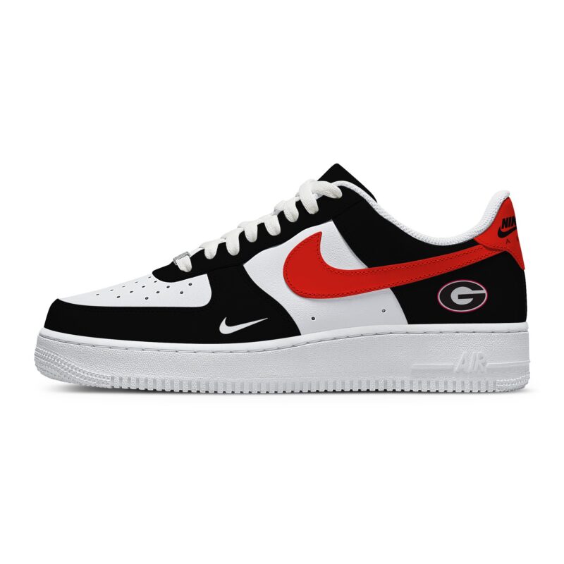 Custom Air Force 1 Low x NCAA Georgia Bulldogs AF1 Limited Sneakers For Fan TCB1014