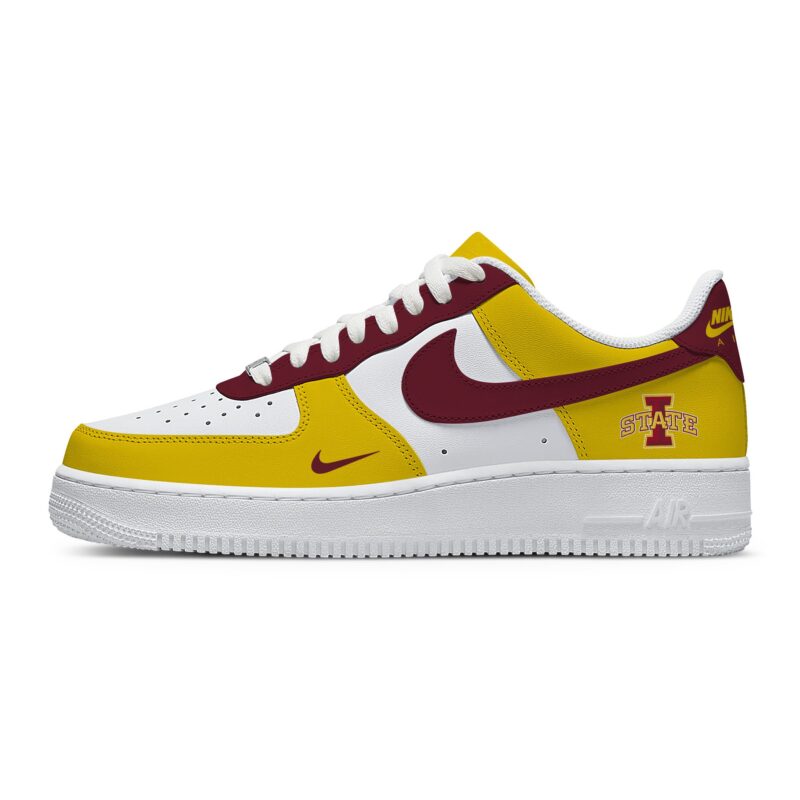 Custom Air Force 1 Low x NCAA Iowa State Cyclones AF1 Limited Sneakers For Fan TCB1013