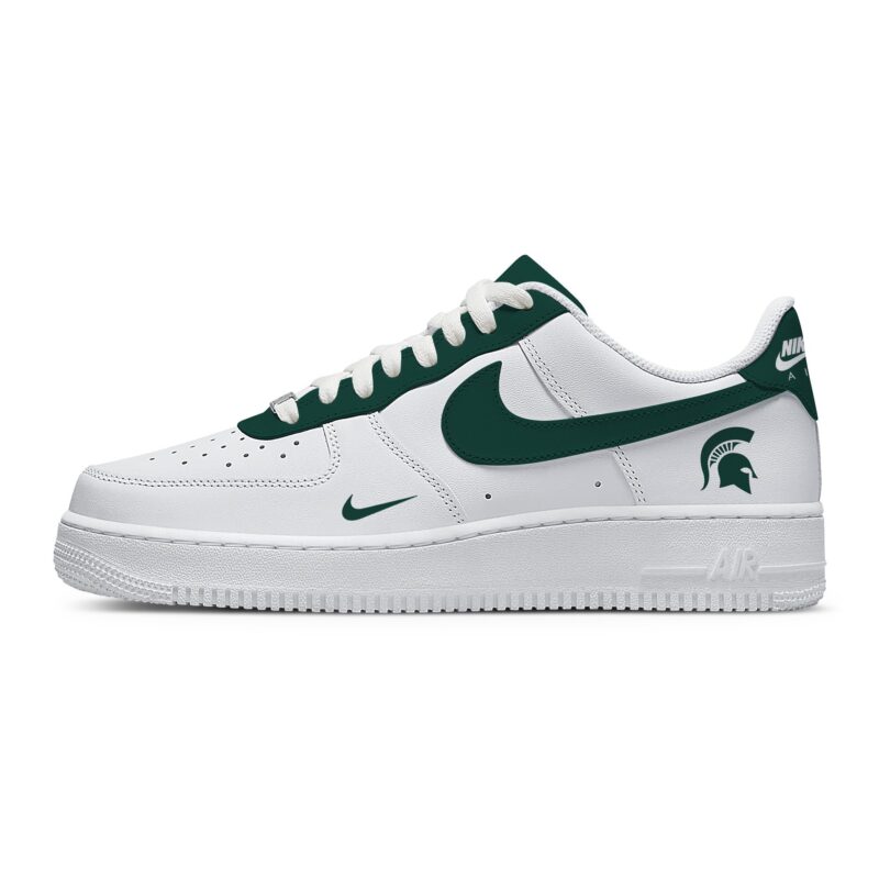 Custom Air Force 1 Low x NCAA Michigan State Spartans AF1 Limited Sneakers For Fan TCB1087