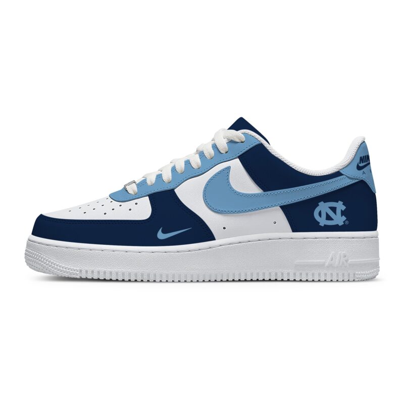 Custom Air Force 1 Low x NCAA North Carolina Tar Heels AF1 Limited Sneakers For Fan TCB1049