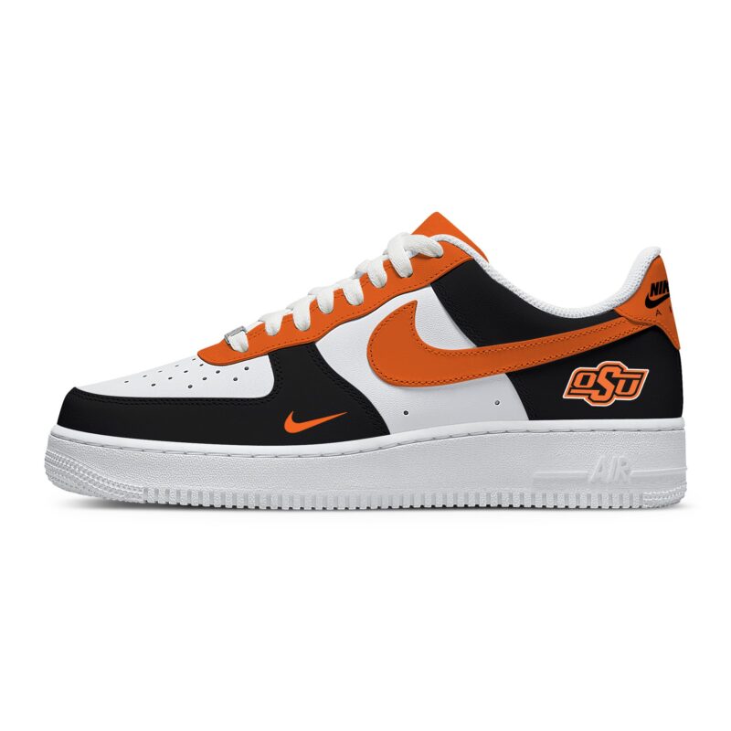 Custom Air Force 1 Low x NCAA Oklahoma State Cowboys AF1 Limited Sneakers For Fan TCB1119