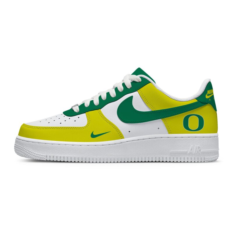 Custom Air Force 1 Low x NCAA Oregon Ducks AF1 Limited Sneakers For Fan TCB1069