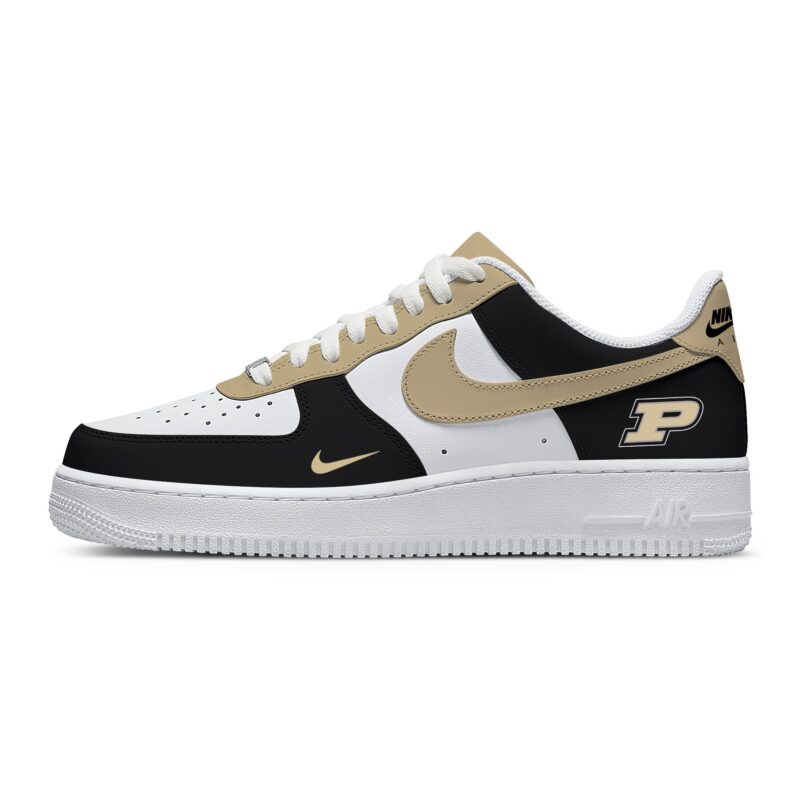 Custom Air Force 1 Low x NCAA Purdue Boilermakers AF1 Limited Sneakers For Fan TCB1010