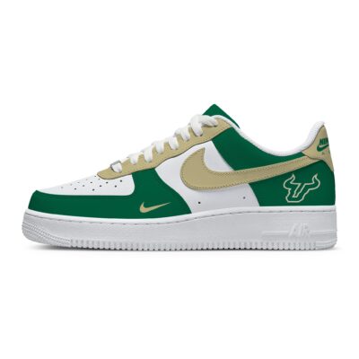 Custom Air Force 1 Low x NCAA South Florida Bulls AF1 Limited Sneakers For Fan TCB1046