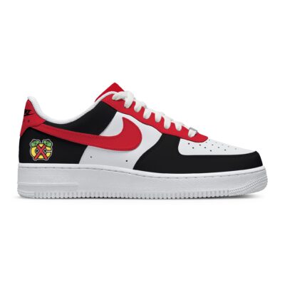 Custom Air Force 1 Low x NHL Chicago Blackhawks AF1 Limited Sneakers For Fan TCB1031 1
