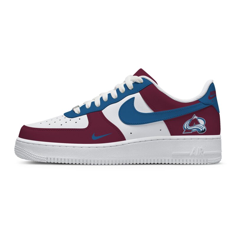 Custom Air Force 1 Low x NHL Colorado Avalanche AF1 Limited Sneakers For Fan TCB1124