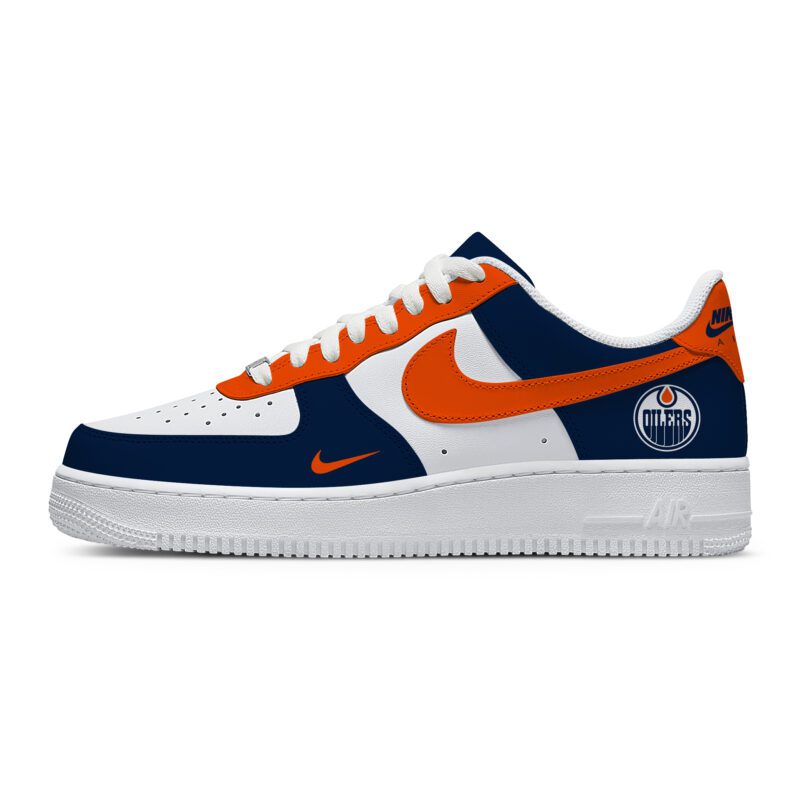 Custom Air Force 1 Low x NHL Edmonton Oilers AF1 Limited Sneakers For Fan TCB1091