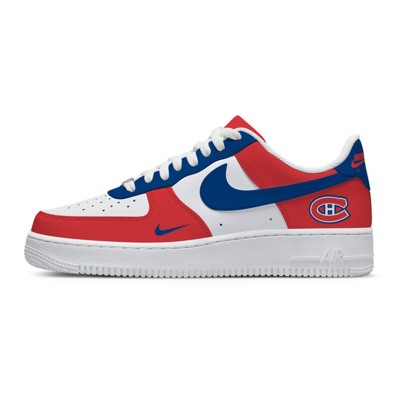 Custom Air Force 1 Low x NHL Montreal Canadiens AF1 Limited Sneakers For Fan TCB1125