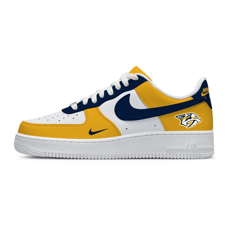 Custom Air Force 1 Low x NHL Nashville Predators AF1 Limited Sneakers For Fan TCB1065