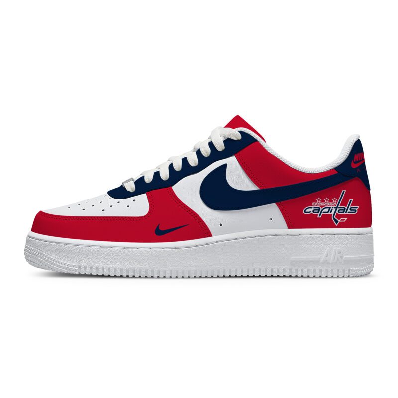 Custom Air Force 1 Low x NHL Washington Capitals AF1 Limited Sneakers For Fan TCB1016