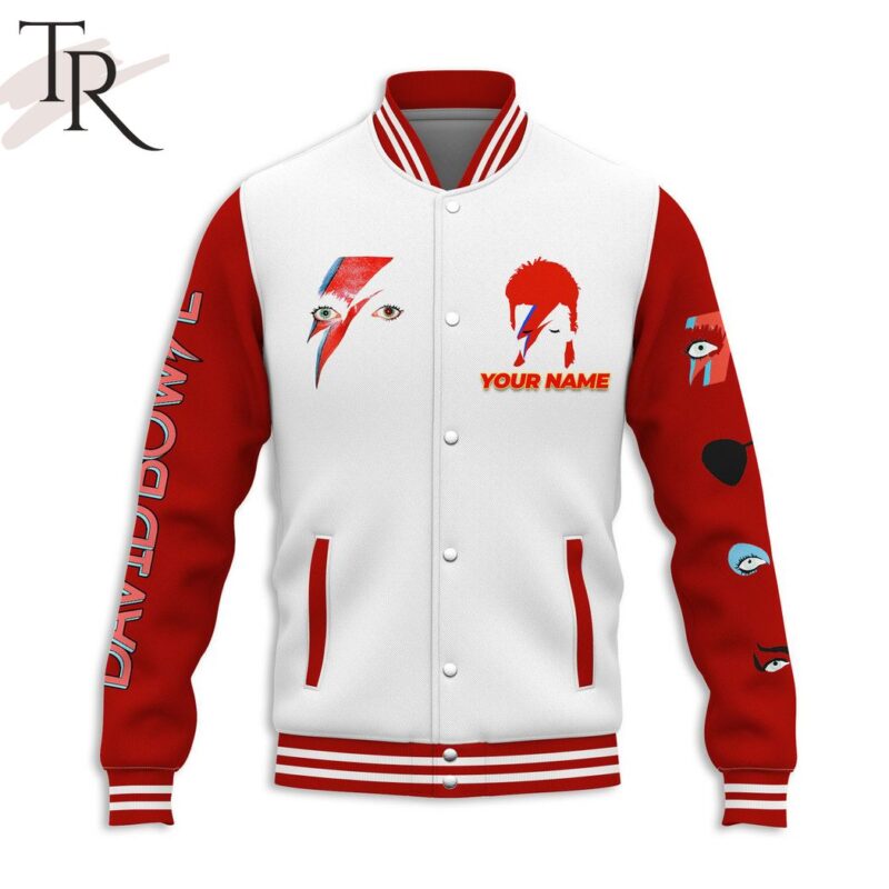 David Bowie Time May Change Me But I Cant Trace Time Custom Baseball Jersey TBJ1042 1