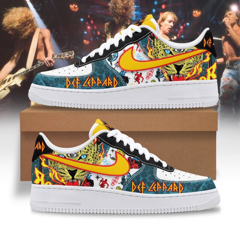 Def Leppard's AF1 Sneaker Limited Air Force 1 Shoes ZSP1057