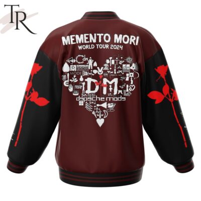 Depeche Mode Memento Mori World Tour 2024 Baseball Jacket TBJ1046 1