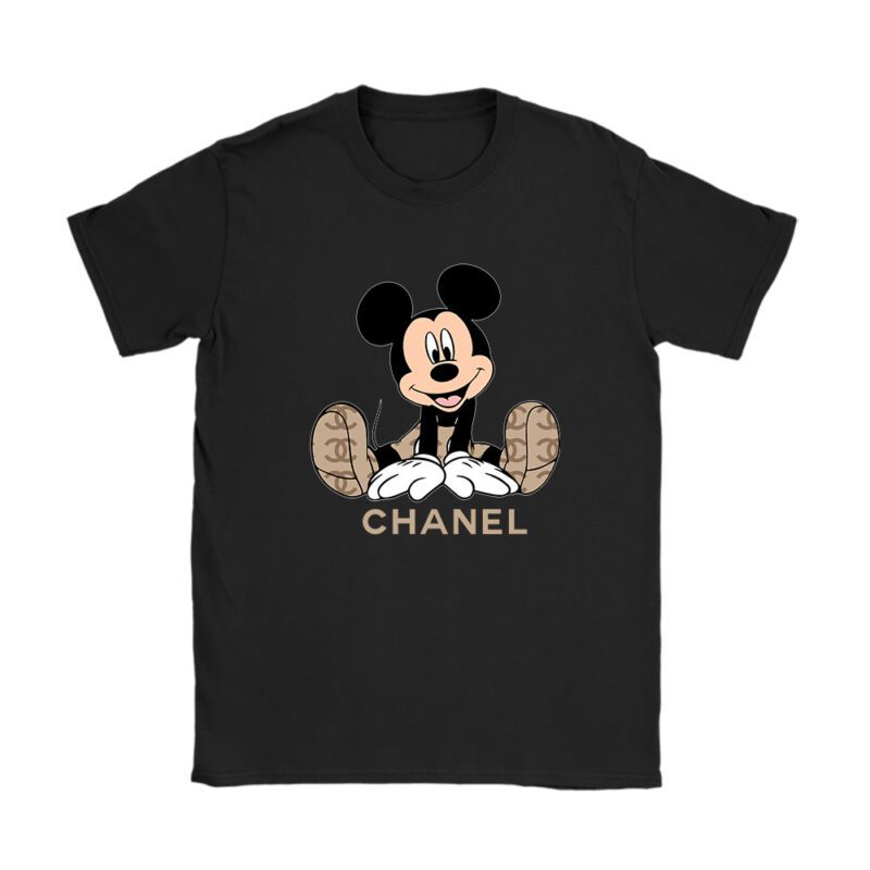 Disney Mickey Chanel Unisex T-Shirt Cotton Tee TAT14289