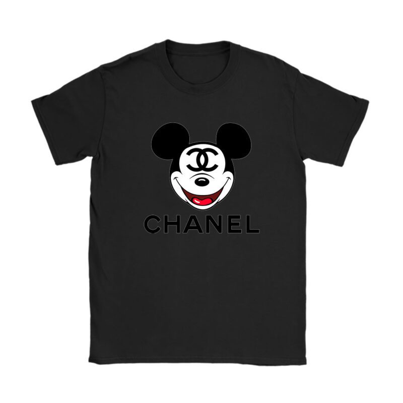 Disney Mickey Chanel Unisex T-Shirt Cotton Tee TAT14290