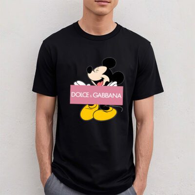 Disney Mickey Dolce Gabbana Unisex T Shirt Cotton Tee TAT14291 4