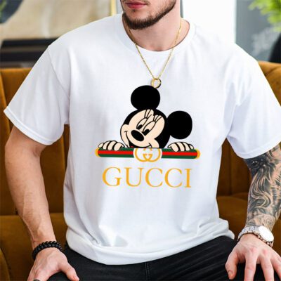 Disney Mickey Gucci Unisex T Shirt Cotton Tee TAT14292 2