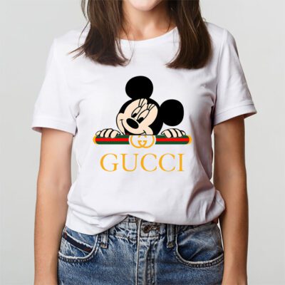 Disney Mickey Gucci Unisex T Shirt Cotton Tee TAT14292 3