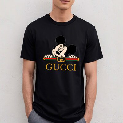 Disney Mickey Gucci Unisex T Shirt Cotton Tee TAT14292 4