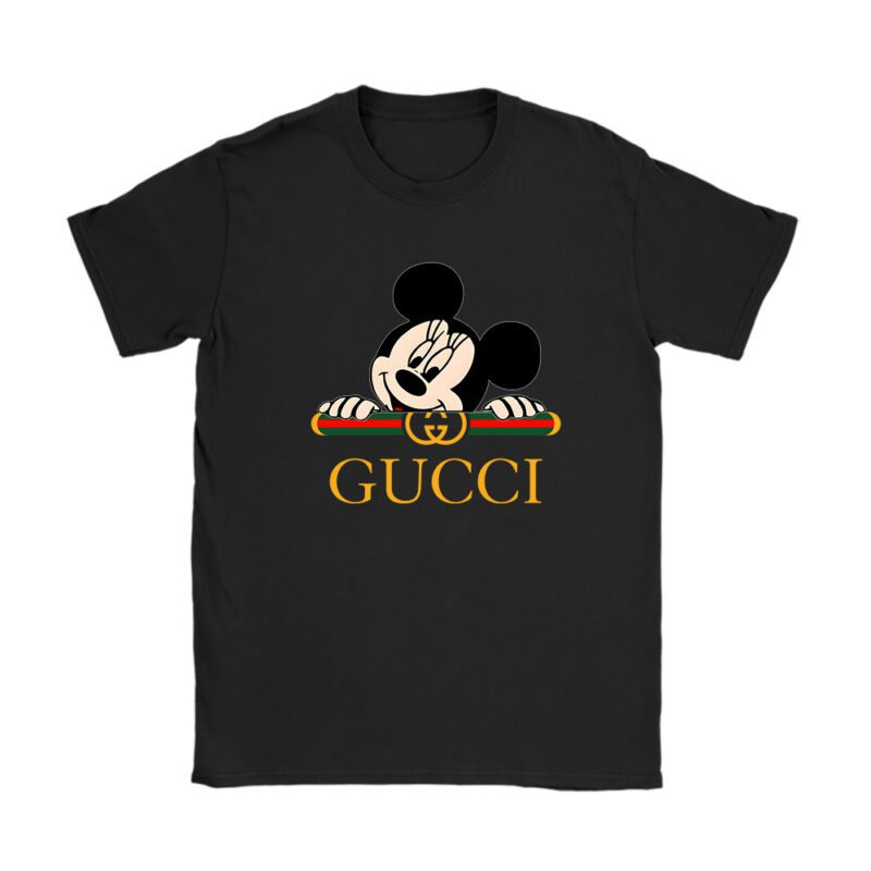 Disney Mickey Gucci Unisex T-Shirt Cotton Tee TAT14292