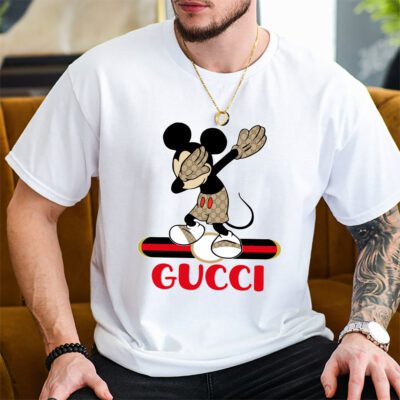 Disney Mickey Gucci Unisex T Shirt Cotton Tee TAT14294 2