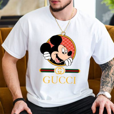 Disney Mickey Gucci Unisex T Shirt Cotton Tee TAT14295 2