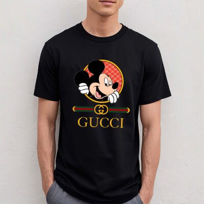 Disney Mickey Gucci Unisex T Shirt Cotton Tee TAT14295 4