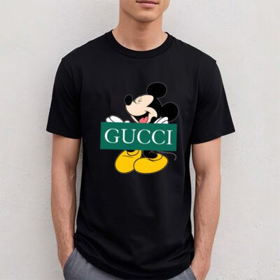 Disney Mickey Gucci Unisex T Shirt Cotton Tee TAT14296 4