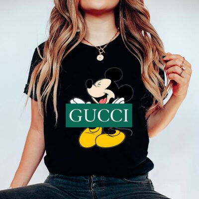Disney Mickey Gucci Unisex T Shirt Cotton Tee TAT14296 5