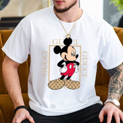 Disney Mickey Gucci Unisex T Shirt Cotton Tee TAT14297 2