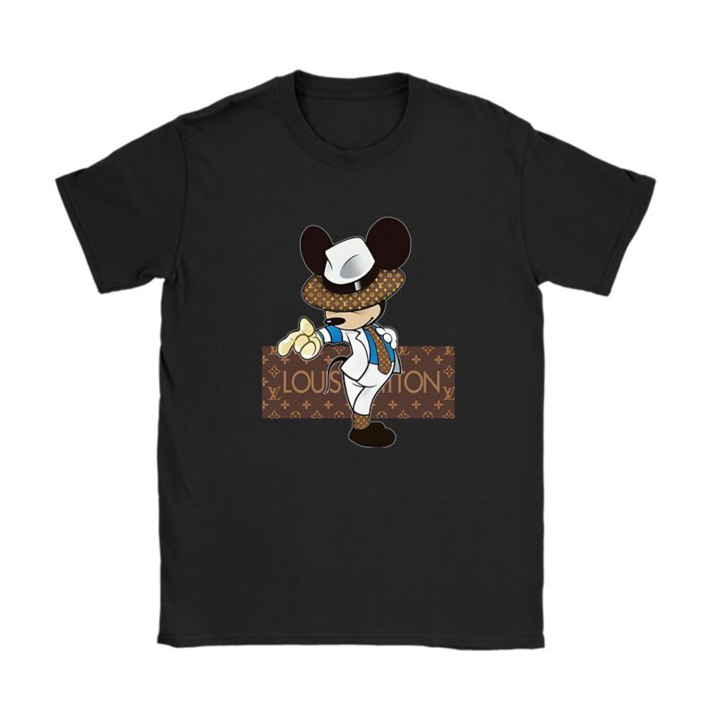 Disney Mickey Louis Vuitton Unisex T-Shirt Cotton Tee TAT9810