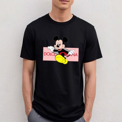 Disney Mickey Mouse Dolce Gabbana Unisex T Shirt Cotton Tee TAT14302 4