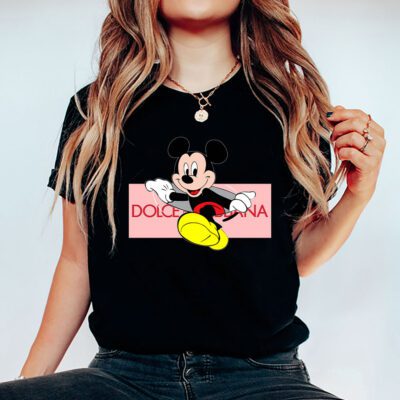 Disney Mickey Mouse Dolce Gabbana Unisex T Shirt Cotton Tee TAT14302 5