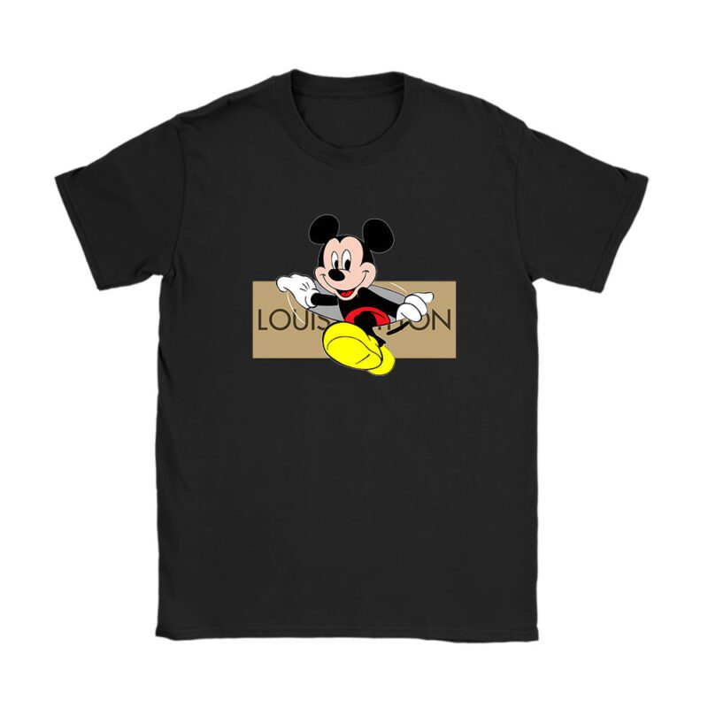 Disney Mickey Mouse Louis Vuitton Unisex T-Shirt Cotton Tee TAT14306