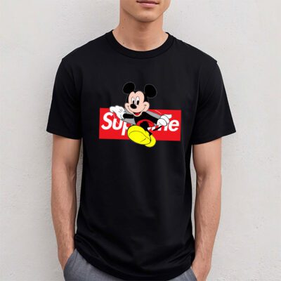 Disney Mickey Mouse Supreme Unisex T Shirt Cotton Tee TAT14310 4
