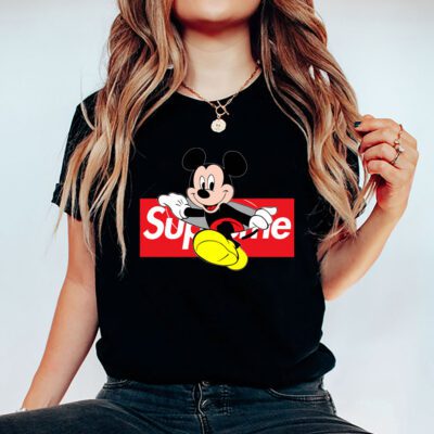 Disney Mickey Mouse Supreme Unisex T Shirt Cotton Tee TAT14310 5