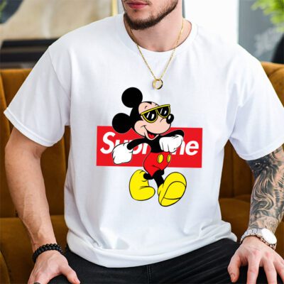 Disney Mickey Mouse Supreme Unisex T Shirt Cotton Tee TAT14311 2