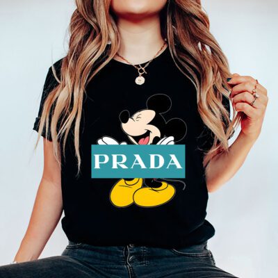 Disney Mickey Prada Unisex T Shirt Cotton Tee TAT14313 5