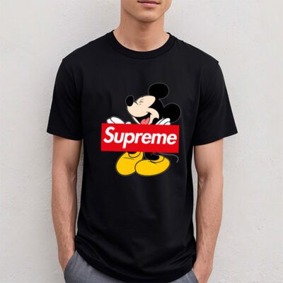 Disney Mickey Supreme Unisex T Shirt Cotton Tee TAT14314 4